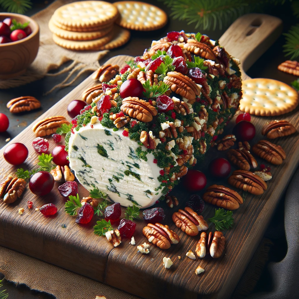 Festive Cranberry Pecan Goat Cheese Log: A Holiday Appetizer Delight